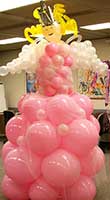 Balloon sculpture of Candide created as a decor piece for a cast party following a performance of 
