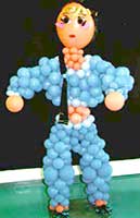 Balloonatics Princess Jasmine balloon sculpture adds the maagic of Alladin to your theme party