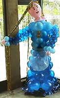 This 6 foot Rapunzel balloon sculpture character brings the Brothers Grimm to your event