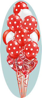 PolkaDotValentineBouquet